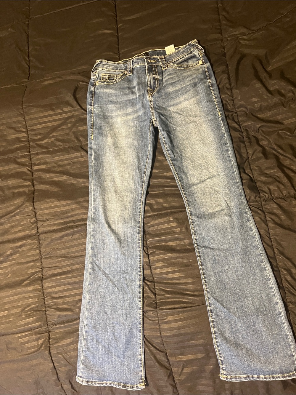 True Religion Women’s Light Blue Boot-Cut Jeans